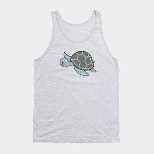 Cute Sea Turtle Doodle Tank Top